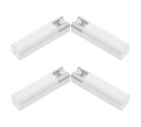 HEMOTON Pull with Plastic for Window and Shades String Pendants Iron 4pcs White Curtain Cord Weights Vertical Stable Cord Function Easy DIY Installation Blinds Drapes