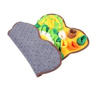 HEMOTON Puppy Snuffle Sniffing Mat Bone Shaped Dog Foraging Pad for Slow Feeding Sniffing Fun Easy to Clean Safe Materials Adorable Cartoon Design for Pets