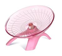 HEMOTON Purple Pet Exercise Wheel for Hamsters and Pet Rats, Plastic Non-run Disc Design to Encourage Healthy Exercise and Train Toes and Nails, Suitable for Small Animal Play and Fitness