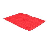 HEMOTON Red Foot Massage Plate with Safe Odorless TPE Material, Effective Pebble Mat for Acupressure and Reflexology, for Office Workers and Seniors to Circulation and Relax Feet