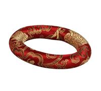 HEMOTON Red Handmade Cotton Singing Bowl Pad Cushion for Buddhist Bowls Meditation Accessory Soft Sturdy Material, for Artists and Families Practicing Sound Healing