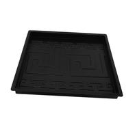 HEMOTON Reusable Concrete Paver Mold with Elegant Artistic Patterns for Garden Pathways and Walkways Weatherproof Plastic Cement Mold for Landscaping and Outdoor Decorative Wall Texture