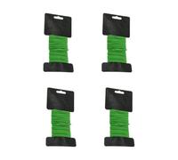 HEMOTON Reusable Green Plant Cable Ties for Garden and Outdoor Use, Flexible TPR and Iron Material, Protects Stems and Supports Branches and Trees, Plant Support Strap and Garden Tool