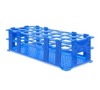 HEMOTON Reusable Plastic Test Tube Rack with 21 Detachable Holes for Laboratory Use Securely Holds Test Tubes