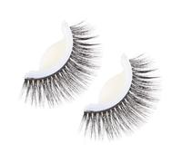 HEMOTON Reusable Self-adhesive 3d False Eyelashes Made of Plastic with Spare Glue Strips for Professional Applications and Photo Shoot Natural and Beautiful Eye Lashes