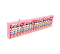 HEMOTON Row Abacus for Math Learning Educational Counting for Early Years Enhances Hand Eye Coordination Fine Motor Skills Mental Arithmetic Development Durable Plastic Frame for Home