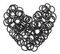 HEMOTON Rubber O-Rings Seal Gasket Set Convenient Universal Replacement Kit 150pcs High-Quality Black Rubber Material with Excellent Sealing Performance for Fire Extinguisher Bottle