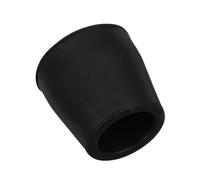 HEMOTON Rubber Tips Sturdy Replacement Glide Caps for Walkers and Crutches with Nonslip Base Design, Universal Fit Black Rubber Leg Caps for Walker and Crutch Stability for Walking Aids