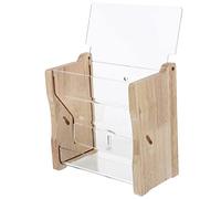 HEMOTON Rutin Chicken Automatic Feeder Acrylic Feeding Box Small Size Multi-use Parrot and Poultry Feeding Container Suitable for Farmhouse and Backyard Use