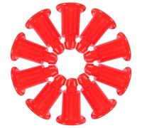 HEMOTON Scale Pan Foot Supports Easy Installation and Enhancing Measurement Accuracy 10pcs Red Plastic for Electronic Scales for Daily Weighing Needs and Frequent Use Scenarios