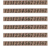 HEMOTON Scale Stickers for Tongue Drum, 6 Sheets Music Stickers for Beginners, Practical Stickers for Steel Tongues, Drum, Easy to Remove and Adhesive, Accessories for Music Schools