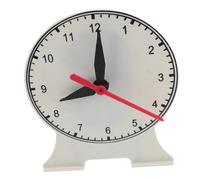 HEMOTON School Teaching Clock Model Three-hand Demonstration Timepiece for Students Educational Coordination Training Classroom Use