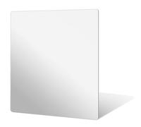 HEMOTON Self-Adhesive Acrylic Mirror, 40 x 40 cm | Single square flexible mirror sheet with rounded corners and adhesive backing, for wall decor, dance and fitness spaces