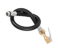 HEMOTON Self-Locking Tire Inflator Extension Tube Stable and Accurate Inflation with Wear Resistant Rubber and Brass Materials Thread for Auto Repair Shops and Car Maintenance Centres