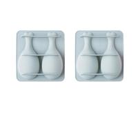 Hemoton Silicone Cake Moulds, 2pcs Chicken Nuggets Molds, 3D Chicken Leg Candle Soap Molds, Artificial Fake Food Shaped Chocolate Mould for Halloween Home Decorations Photography Props