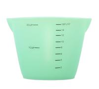 HEMOTON Silicone Measuring Jug with Scale Lightweight Graduated Cup Double Mouth Design for Baking and Cooking Kitchen Use Random Color
