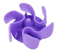 HEMOTON Silicone Slow Feeder Insert for Dogs Dog Bowl Accessory for Healthy Eating Prevent Choking Overeating Compatible with Various Bowls Easy to Clean Purple Color