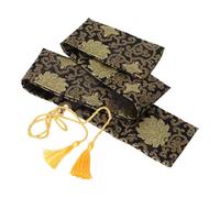 HEMOTON Silk Pouch with Tassel for Tai and Japanese Blades | Portable Lightweight Storage Sleeve, Elegant Ancient Style, Suitable for Paintings and Swords, Easy to Carry