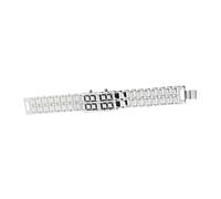 HEMOTON Silver Alloy LED Digital Watch for Men with Rectangular Face, Accurate Timing and Long-Term Operation, Fashionable Retro Style Suitable as A Stylish Casual Watch