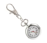 HEMOTON Silver Nurse Pocket Watch with Glass and Alloy Material, Easy to Wear and Read Time, Vintage Style Hanging Pocket Watch for Exams and Student Use Assorted Style