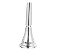 HEMOTON Silver Plated Brass Horn Mouthpiece Replacement for Beginner and Professional Players Musical Instrument Accessory for Horn Players Compatible