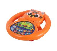 HEMOTON Simulated Steering Wheel with Early Learning Features Portable Driving Simulator for Strollers Lightweight Educational Play Steering Wheel for Cognitive Development and Motor