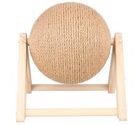 HEMOTON Sisal Cat Scratching Ball Medium L-shaped Cat Claw Board Interactive Amusement for Indoor and Kittens Pet Playing Supplies