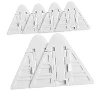 HEMOTON Sliding Glass Door Safety Locks Child Window Locks 6 Pack No Screws Needed Easy to Install Childproof Pet Proof