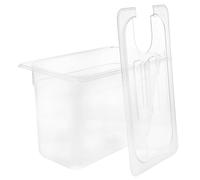 HEMOTON Slow Cooker Container 6L Transparent Storage Case with Lid for Sous Vide Cooking and Food Storage Practical Cooking Accessory
