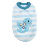 HEMOTON Small Animals Outfit Blue Coral Fleece Rabbit Vest Lightweight Warm Clothes for Winter Suitable for Squirrels and Chimneys Comfortable Generous Appearance Design