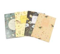 HEMOTON Small Notebooks for Women Convenient to Carry 50 Pcs Mini Notebook Exercise Book Beautifully Designed Paper Notepad for Note-taking and for School and Purse Use