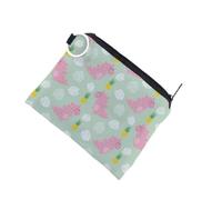 HEMOTON Small Size Practical Cartoon Dinosaur Coin Purse Made of Polyester for Women, Simple Yet Fashionable Wallet for Daily Use and Cute Money Storage