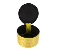 HEMOTON Small Sound Bowl Bag for Tibetan Singing Bowls Meditation and Travel Pouch Delicate Storage Case