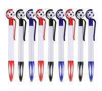 HEMOTON Soccer Shape Ballpoint Pens Easy to Carry Decorative Writing Pens 9pcs and Students, Plastic Material for Daily Writing and Diaries