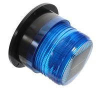 HEMOTON Solar Powered Blue Car Strobe Light LED Warning Light