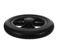 HEMOTON Solid Tire Wheelchair Rear Wheel Replacement Assembly for Manual Wheelchair Walker Stroller Shock-Absorbing Caster Wheel with Easy Installation and Lightweight Mobility