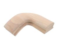 HEMOTON Solid Wood Stair Handrail Elbow Connector with Rounded Corners and Smooth Curves Sturdy Wood Stair Rail Corner Joint and Home Interior Use