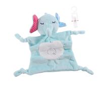 HEMOTON Soothing Towel Comforter Elephant Plush 30cm Ultra-Cozy Sleep Aid for Newborn Boys