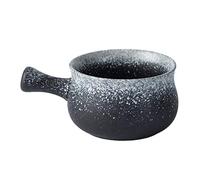 Hemoton Soup Crocks Ceramic Soup Bowl with Handle Baking Serving Ceramic Bowl Ceramic Tableware for Soup Chill Beef Stew Home Restaurant Use