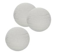 HEMOTON Spherical Floral Foam Balls Stable Support Sponge Base for Flower Arranging 3pcs for Dried Floral Creations and Artificial Flowers, for Wedding Aisle Ornaments and Living Rooms