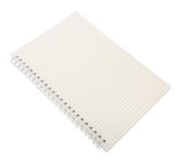 HEMOTON Spiral Grid Notebook A5 White Paper Notepad for Students and Teachers, Multi-function Planner to Plan and Organize Tasks with Prioritize Features, for School and Office Use