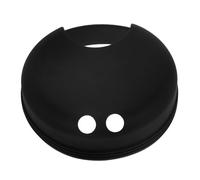 HEMOTON Splash Guard Lid for Wide Water Bottles Anti-splash Cover Compatible with Nalgene Easy Sipper Stylish Black Cap Accessory for Drink Bottle Easy to Clean and Pour