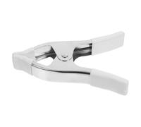 HEMOTON Spring Clamp Metal Clips 6 Inch Heavy Duty with Nickelplated PVC Protective Cover, A-Frame Design for Photography Backdrops Home Improvement Projects