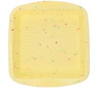 HEMOTON Square Silicone Cake Mold Non-Stick 9 Inch Baking Tray Dishwasher Safe Suitable for Oven and Microwave Baking