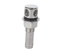 HEMOTON Stainless Steel Boat Gas Tank Vent with Corrosion Resistant Mirror Finish Straight Fuel and Water Refill Vent Hole Suitable for Oil Filler Replacement Accessory for Yacht