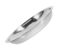 HEMOTON Stainless Steel Cat Bowl Shallow Pet Dish for Kittens Puppies Ergonomic Design for Comfortable Eating Easy to Safe Reliable Stainless Steel Material for Indoor Use