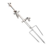 HEMOTON Stainless Steel Fishing Rod Holder Rack Multi Functional Fish Pole Stand for Ground Insertion Easy Installation Versatile Use for Various Convenient Silver