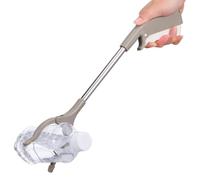 HEMOTON Stainless Steel Grabber Tool with Non-Slip Handle for Easy Garbage Picking, Versatile Trash Clamp for Efficient Rubbish Collection and Outdoor Working Scenarios