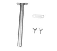 HEMOTON Stainless Steel Grind Claw Rod Parakeet Toy Cage Accessories Birds Stand Arenaceous Stick
