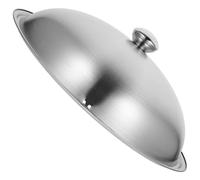 HEMOTON Stainless Steel Pot Lid Universal Pot Lid Fry Pan Lids Wok Lid Pot Pan Round Pot Lid Griddle Dome Cover Grill Dome Grilling Pan Tent Universal Lids for Pots Barbecue Metal Cover